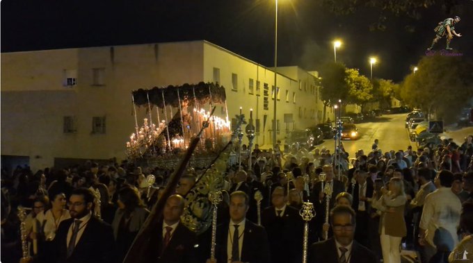 Vídeo de la Virgen del Amparo (Hdad de la sed) por la Cuesta de la Hoyanca. Jerez de la Frontera 2024