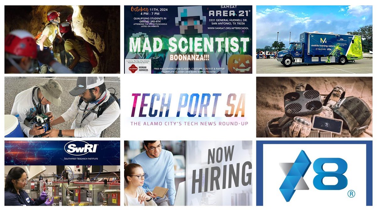 Tech Port SA (@techportsa) on Twitter photo Weekly #tech news roundup: 🖥️CyManII Cybersecurity & Manufacturing Summit; 🚀UTSA Preparing Professionals for Space Careers; 🎃SAMSAT Mad Scientist Boonanza; Tech Jobs and more! Check it out: tinyurl.com/42uke323 <a href="/utsa/">UTSA</a> <a href="/cymanii/">Cybersecurity Manufacturing Innovation Institute</a> <a href="/samsat210/">SAMSAT</a> <a href="/wexfoundation/">WEX Foundation</a> <a href="/swri/">Southwest Research Institute</a> <a href="/darkhiveinc/">Darkhive</a> Weekly #tech news roundup: 🖥️CyManII Cybersecurity & Manufacturing Summit; 🚀UTSA Preparing Professionals for Space Careers; 🎃SAMSAT Mad Scientist Boonanza; Tech Jobs and more! Check it out: tinyurl.com/42uke323 <a href="/utsa/">UTSA</a> <a href="/cymanii/">Cybersecurity Manufacturing Innovation Institute</a> <a href="/samsat210/">SAMSAT</a> <a href="/wexfoundation/">WEX Foundation</a> <a href="/swri/">Southwest Research Institute</a> <a href="/darkhiveinc/">Darkhive</a>
