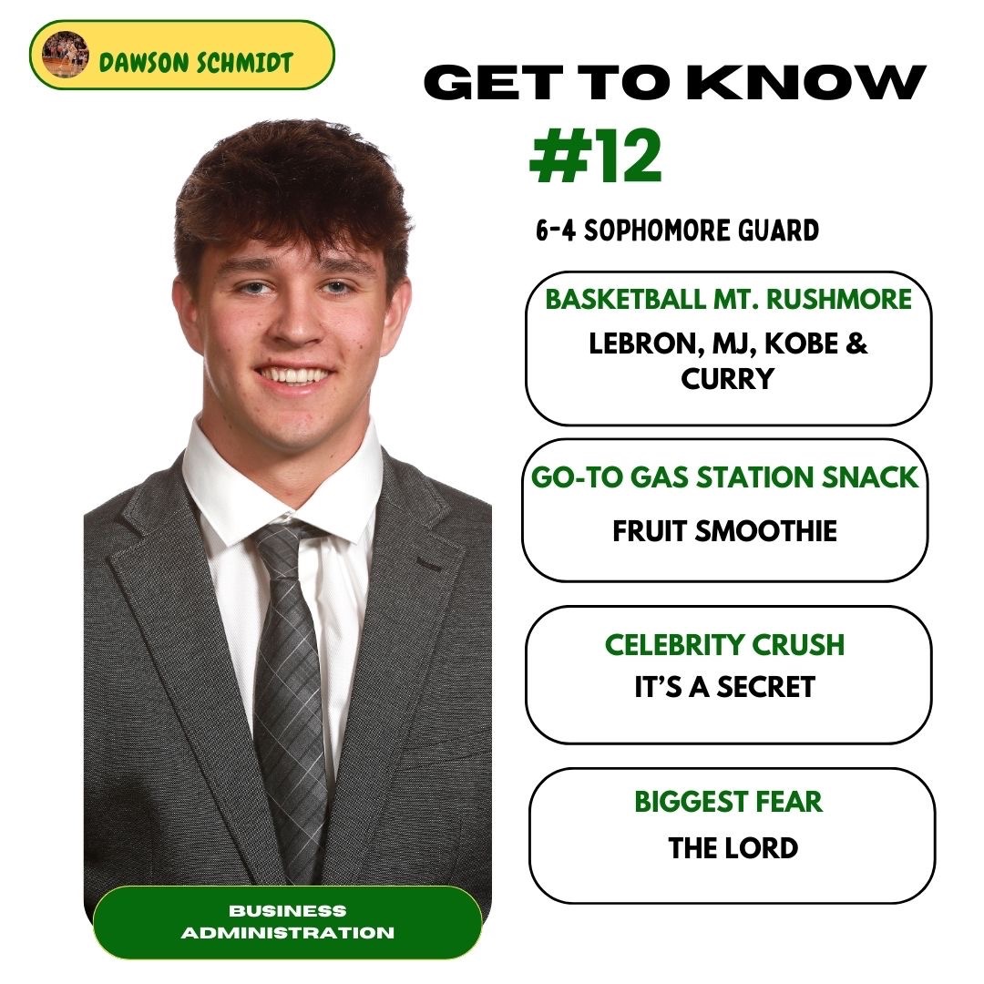 Player Profiles…Up next is Sophomore, Dawson Schmidt