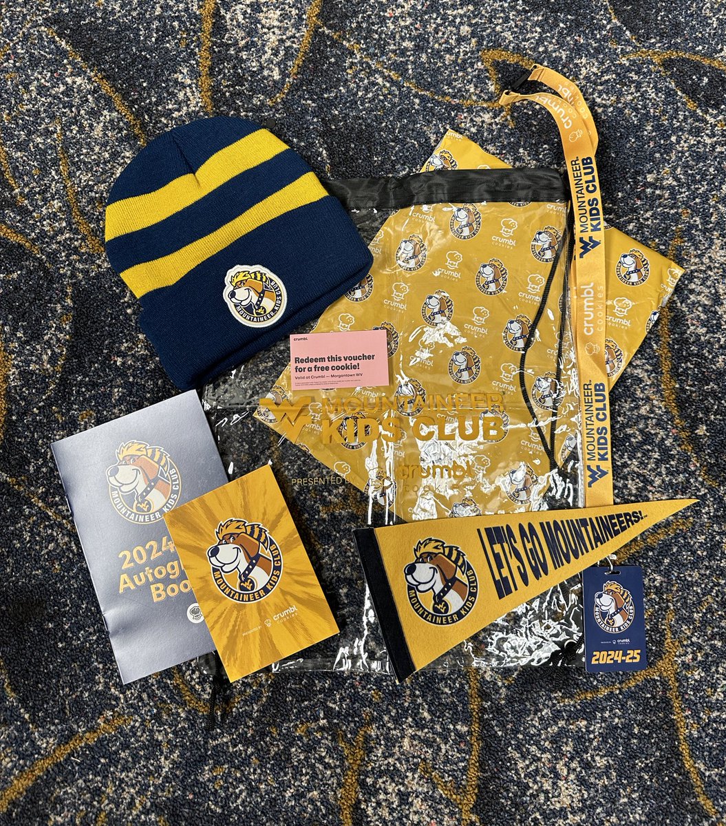 WVUMKC's tweet image. PACKAGE INCOMING π«
Check you mailboxes as Kids Club packages presented by @crumbl have shipped and will be arriving soon! Tag us in your new gear! π¨π¦