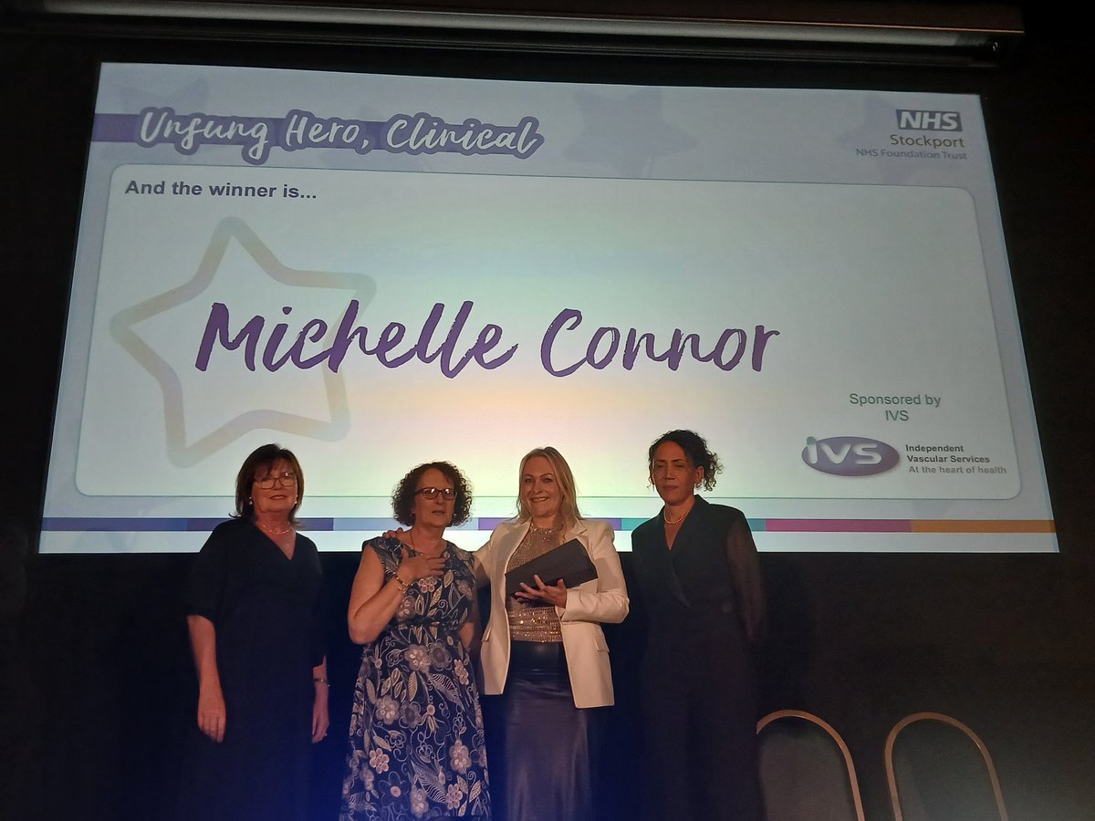 The next award is for Unsung Hero: Clinical, and the winner is……… HCA Michelle Connor! #MADEawards24