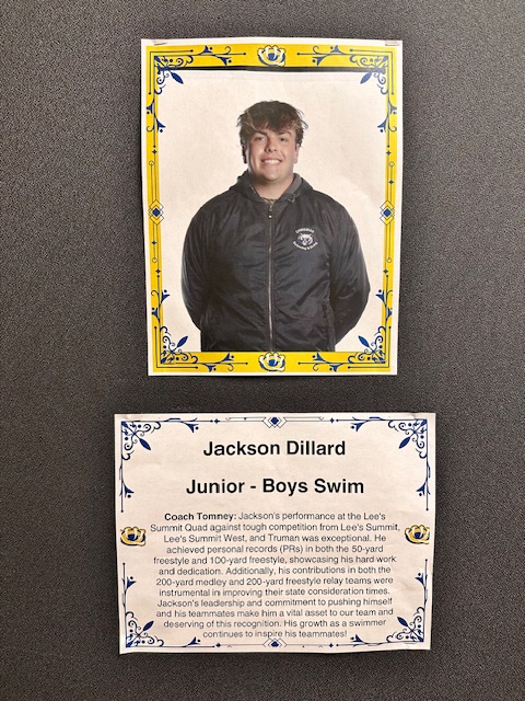 WC_TrackField's tweet photo. 🏆 Shoutout to our Athletes of the Week‼️

🏊‍♂️ Jackson Dillard (@JacksonDillar12) had a BIG day in the pool v. Lee's Summit, Lee's Summit West &amp; Truman for @WC_BoysSwim‼️

🏃‍♀️Grace Candillo who ran a PERSONAL RECORD at the Grain Valley Invitational for @WCHSXC‼️

#🐻⬆️ https://t.co/08jvyBo8dV