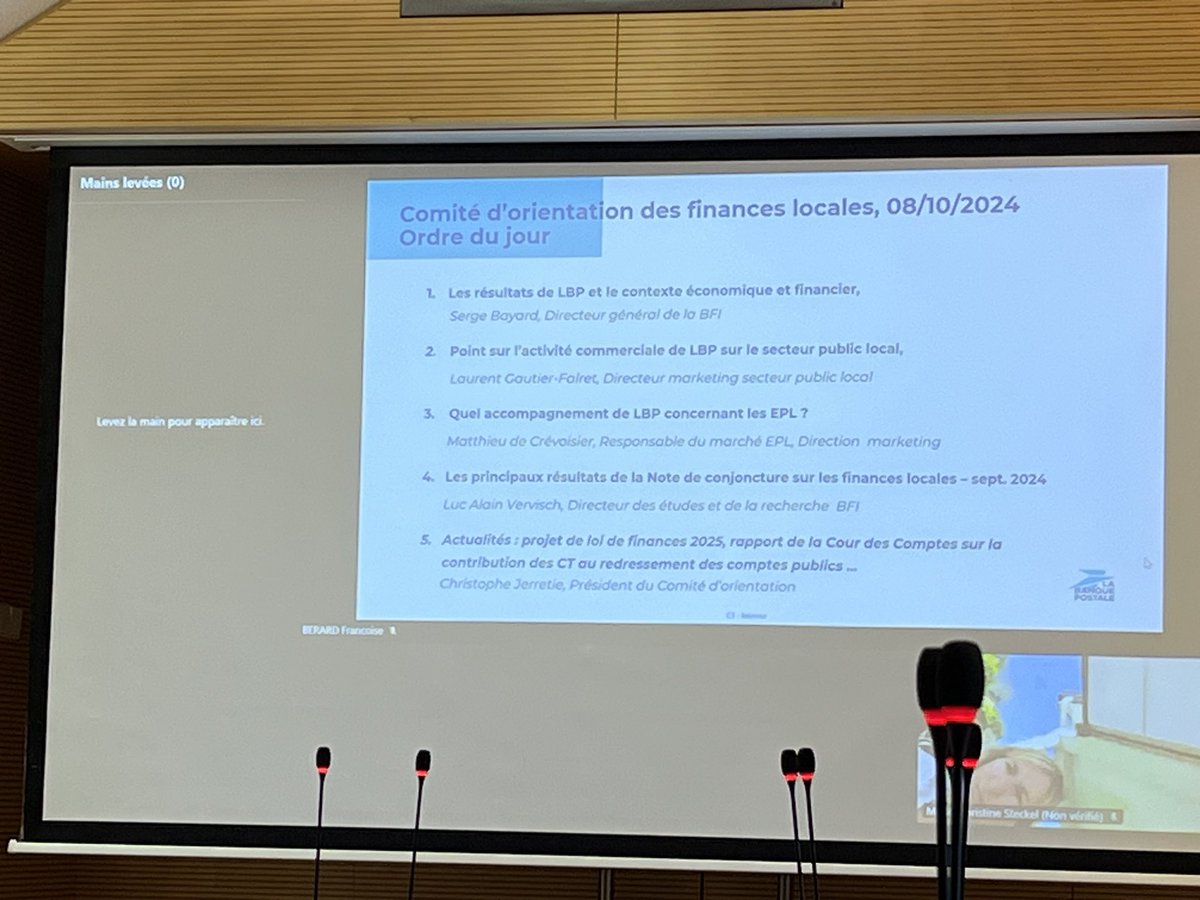 Christophe Jerretie (@chrisjerretie) on Twitter photo Le COMITÉ d’orientation des Finances locales de <a href="/LaBanquePostale/">La Banque Postale</a> s’est penché sur le contexte économique et local, la riche actualité des finances des collectivités locales et un Zoom sur les <a href="/FedEpl/">Fédération des élus des Ent. publiques locales</a>
<a href="/GroupeLaPoste/">La Poste Groupe</a> <a href="/Lagazettefr/">La Gazette des communes</a> <a href="/acteurspublics/">acteurs publics</a> Le COMITÉ d’orientation des Finances locales de <a href="/LaBanquePostale/">La Banque Postale</a> s’est penché sur le contexte économique et local, la riche actualité des finances des collectivités locales et un Zoom sur les <a href="/FedEpl/">Fédération des élus des Ent. publiques locales</a>
<a href="/GroupeLaPoste/">La Poste Groupe</a> <a href="/Lagazettefr/">La Gazette des communes</a> <a href="/acteurspublics/">acteurs publics</a>