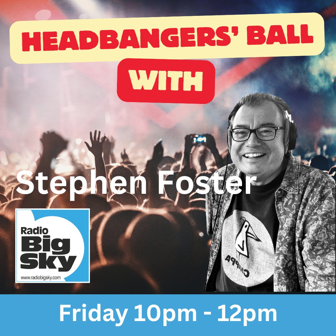 Are you ready for The Headbangers' Ball with Stephen Foster? Hes on Radio Big Sky 10pm to midnight with the best banging music mix for a Wednesday evening. Download our free app or listen online at radiobigsky.com
#follow #radiobigsky