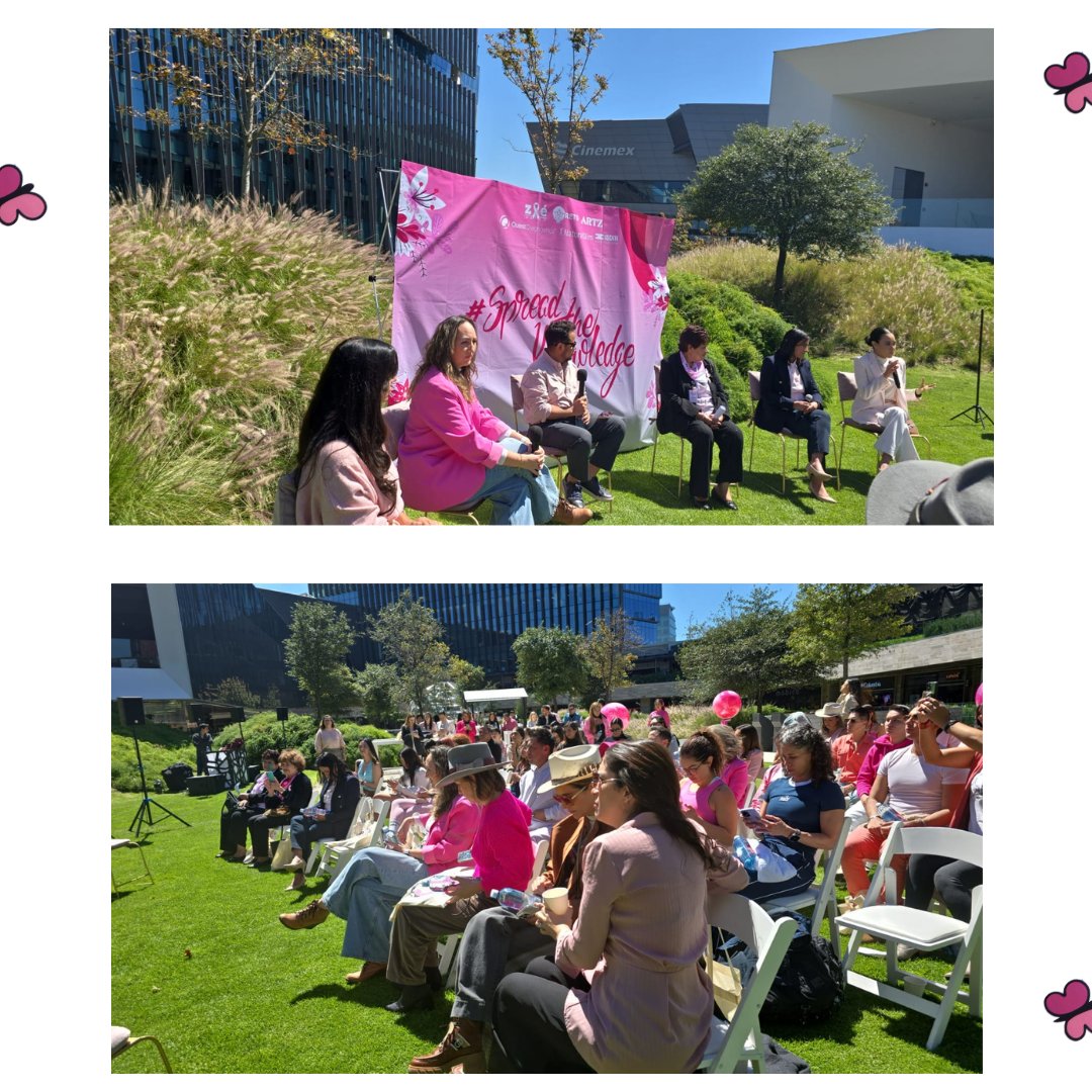 gruporetomexico's tweet image. Zoe Water y Grupo Reto México, Grupo Fundador se unen para promover la prevención oportuna del cáncer de mama.
Agradecemos a Zoe Water por la enriquecedora experiencia.
#Spreadtheknowledge esparce el conocimiento.