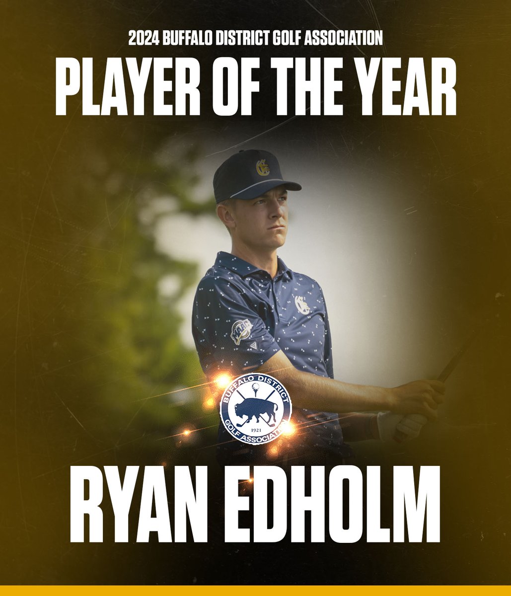 Congratulations to #Griffs senior <a href="/ryanedholm22/">Ryan Edholm</a> on being named the 2024 <a href="/bdga1921/">Buffalo District Golf Association</a> Player of the Year!

Full Release:
📰 tinyurl.com/576y6pnj

#MAACGolf