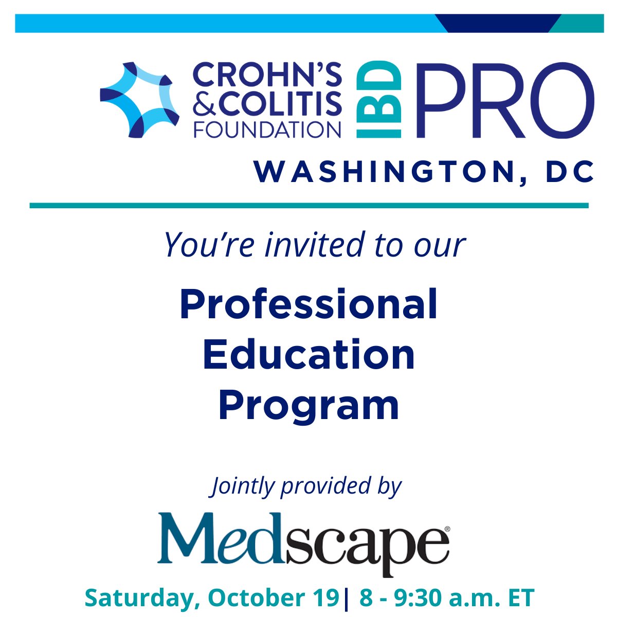 IBDProNews's tweet photo. Join @DCharabaty at #IBDPro: Washington, DC on October 19 for the latest on treat-to-target strategies, therapeutic drug monitoring, shared decision-making, culturally competent care, and more. Free #CME from @medscape! Register > https://t.co/Z8UBaBIBhM https://t.co/tDmxvT6Ci7