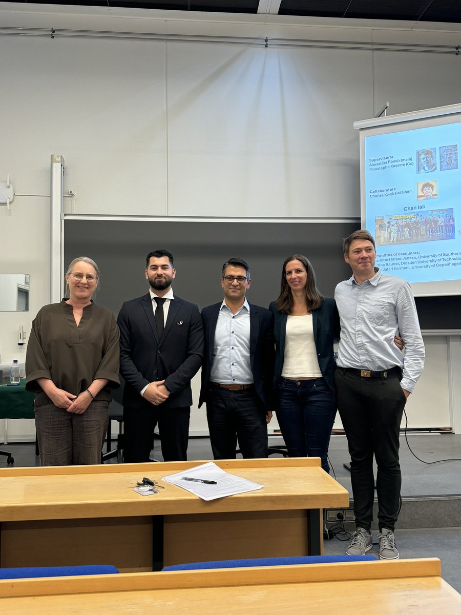 4 years after Ali Jamil <a href="/AliJami28537749/">Ali Jamil</a> started in our unit as research assistant, he defended his PhD thesis, with big thanks to Martina Rauner <a href="/Martina_MR7/">Martina Rauner</a> , Abbas Jafari and Charlotte Harken Jensen. Ali you did an amazing job. Good luck, we will miss you.