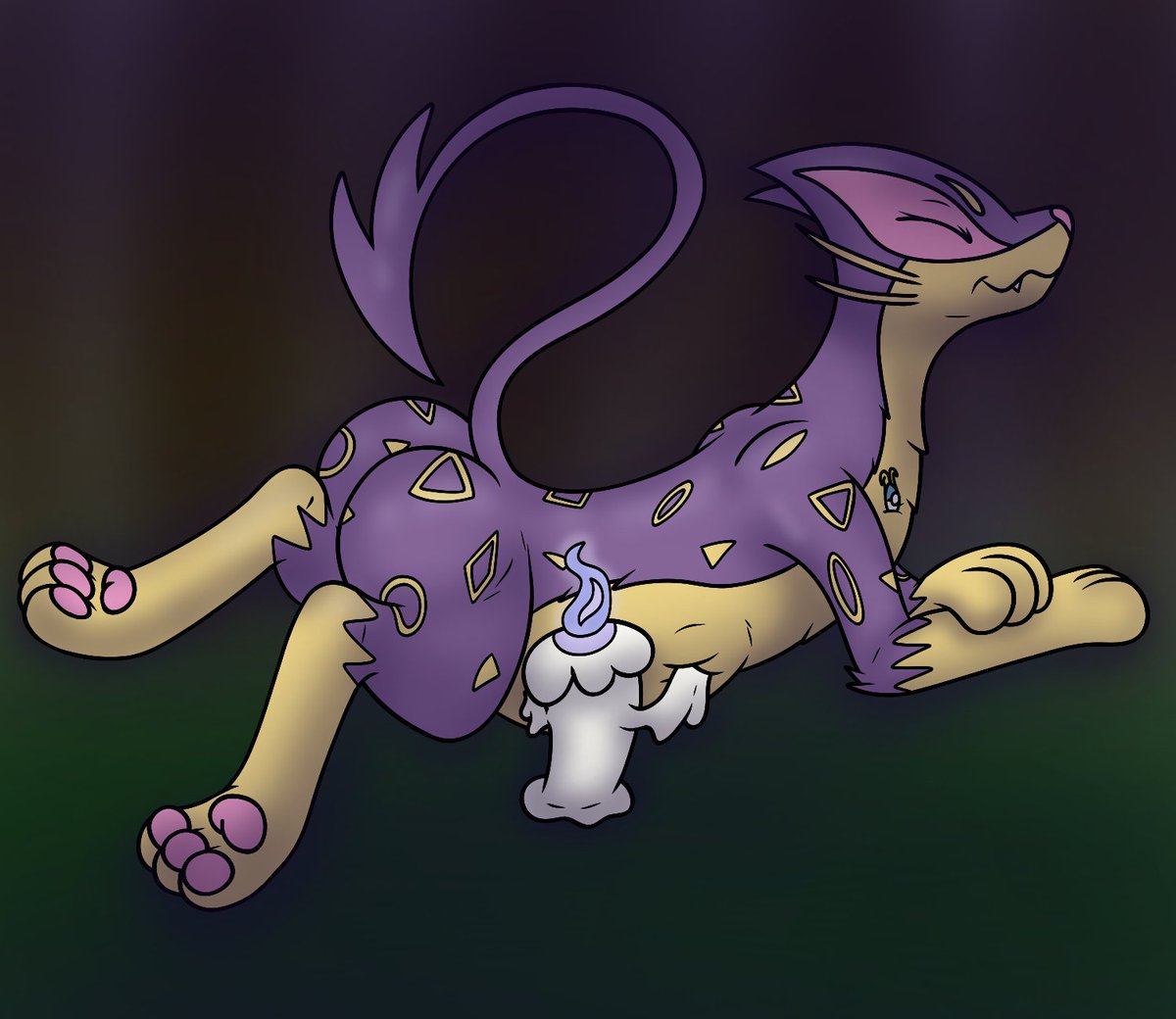 Day 11: Flattery
“You melted down my boss so well! You’d be the perfect pick for a new boss if you want~! I doubt anyone would mind after a few hours rubbing up against your soft fur~”
“PrrRrrr~ In that case, press a little deeper for your boss~!”