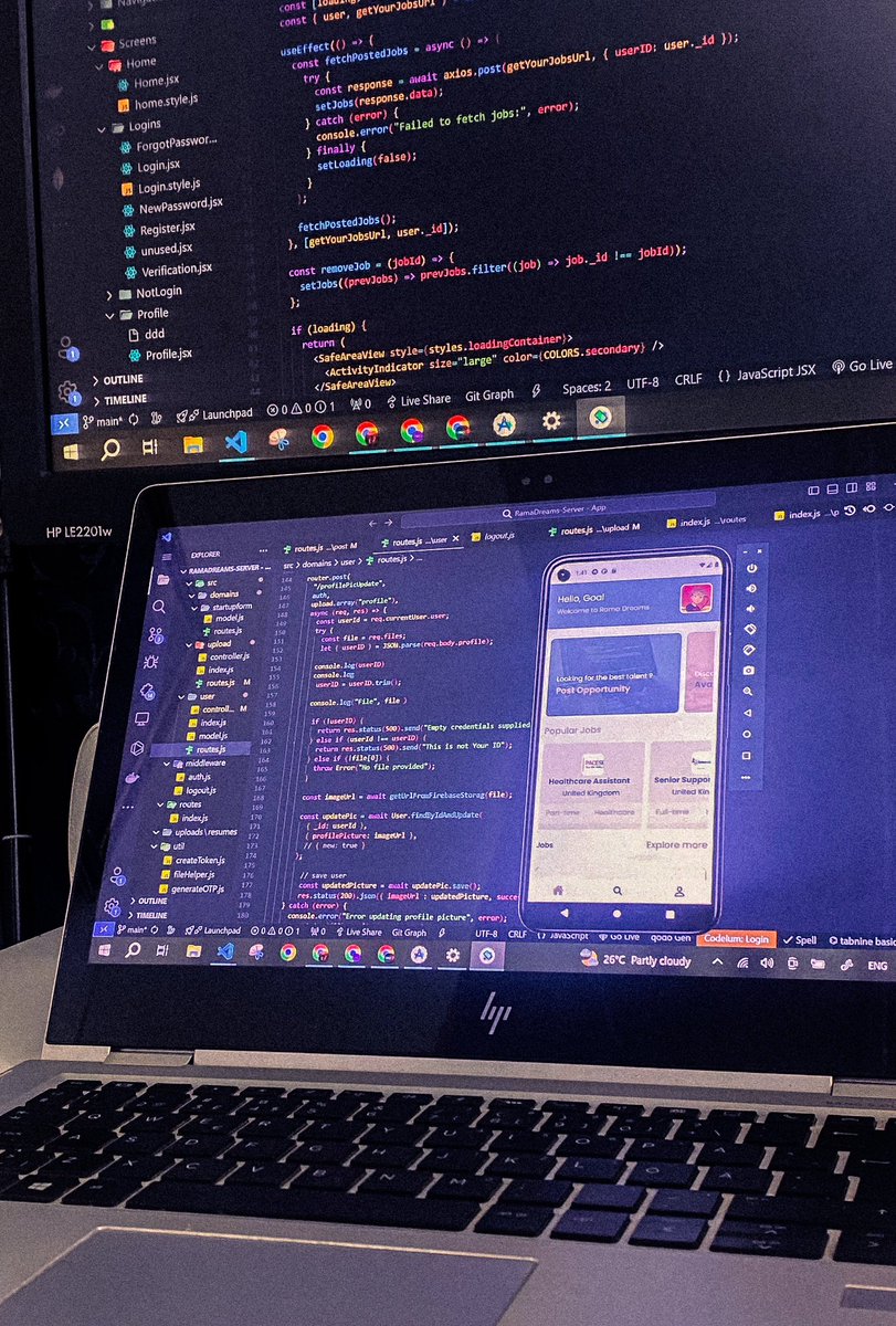 maazjnr7's tweet image. Full stack of code and endless 
potentials. 😇🙌
Ctrl + S before it crashes! 💯
Weekend! 🖤🦅