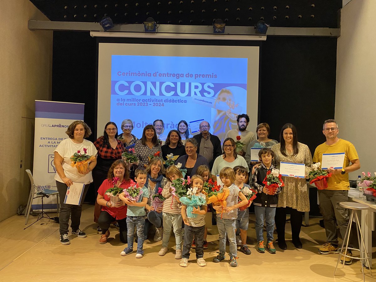 🥂🍾

🏆 Premis <a href="/aprenonline/">Aprèn Online</a> 
📜 Accèssit Tintin60CAT
🥽 <a href="/vrieti_oficial/">VrIeti</a> 
📌 Espai Betúlia #Badalona 
🌼 Ciclàmens per a tothom

#AOActivitatDidàctica24 <a href="/futura_fp/">FuturaFP</a>