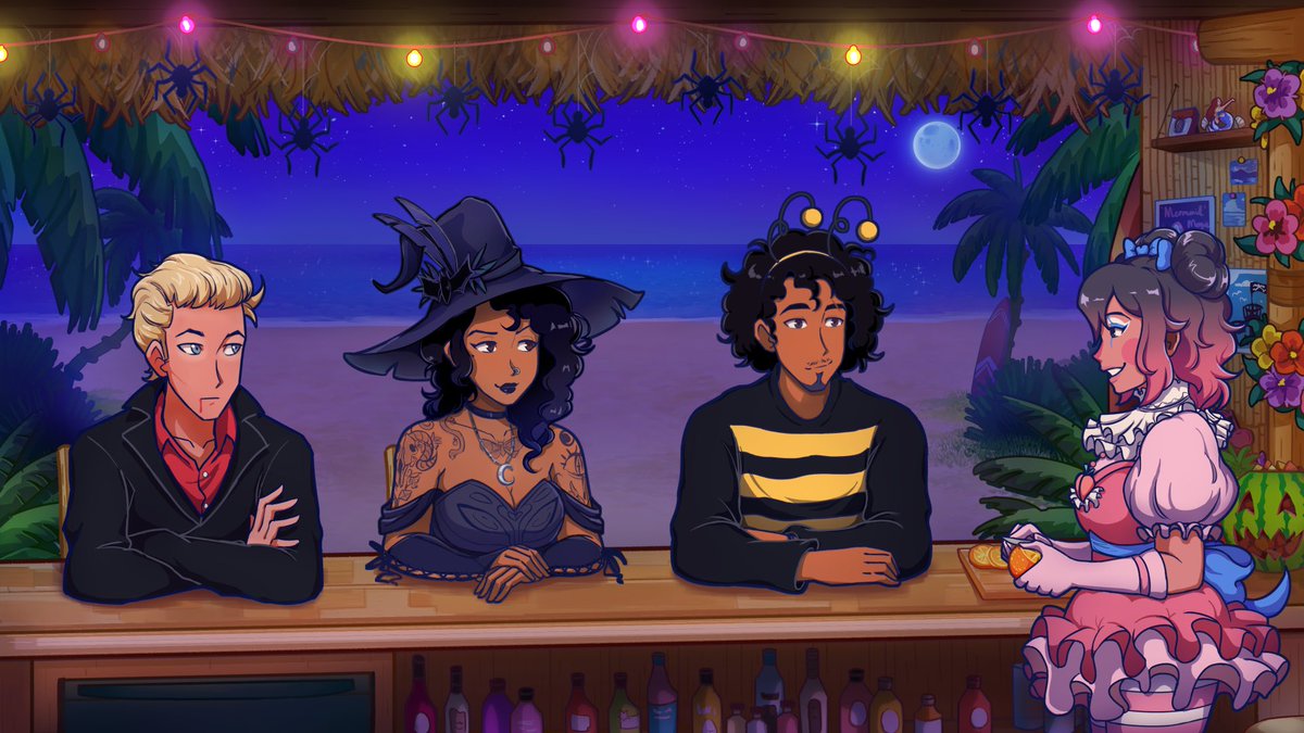 BALoney's tweet photo. It’s a Halloween party! 👻

The ~spooky~ season finale of
 
🌴 Peachy Beachy Summer! Lofi 🎃

is now on YouTube! Check it out!
 
🌊🍹🌊🍹🌊🍹 https://t.co/tRxu5624o8