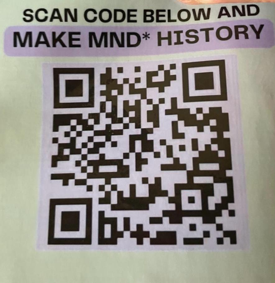 Danford2013's tweet photo. I am late posting this folks as I was unsure about my ability to complete the challenge - but with only two more days of rain and hill walking to go I have more confidence. So, Motor Neurone Disease research. QR code. Have a look. Thank you. #MND
#SITraN https://t.co/TPUnQjEXKR