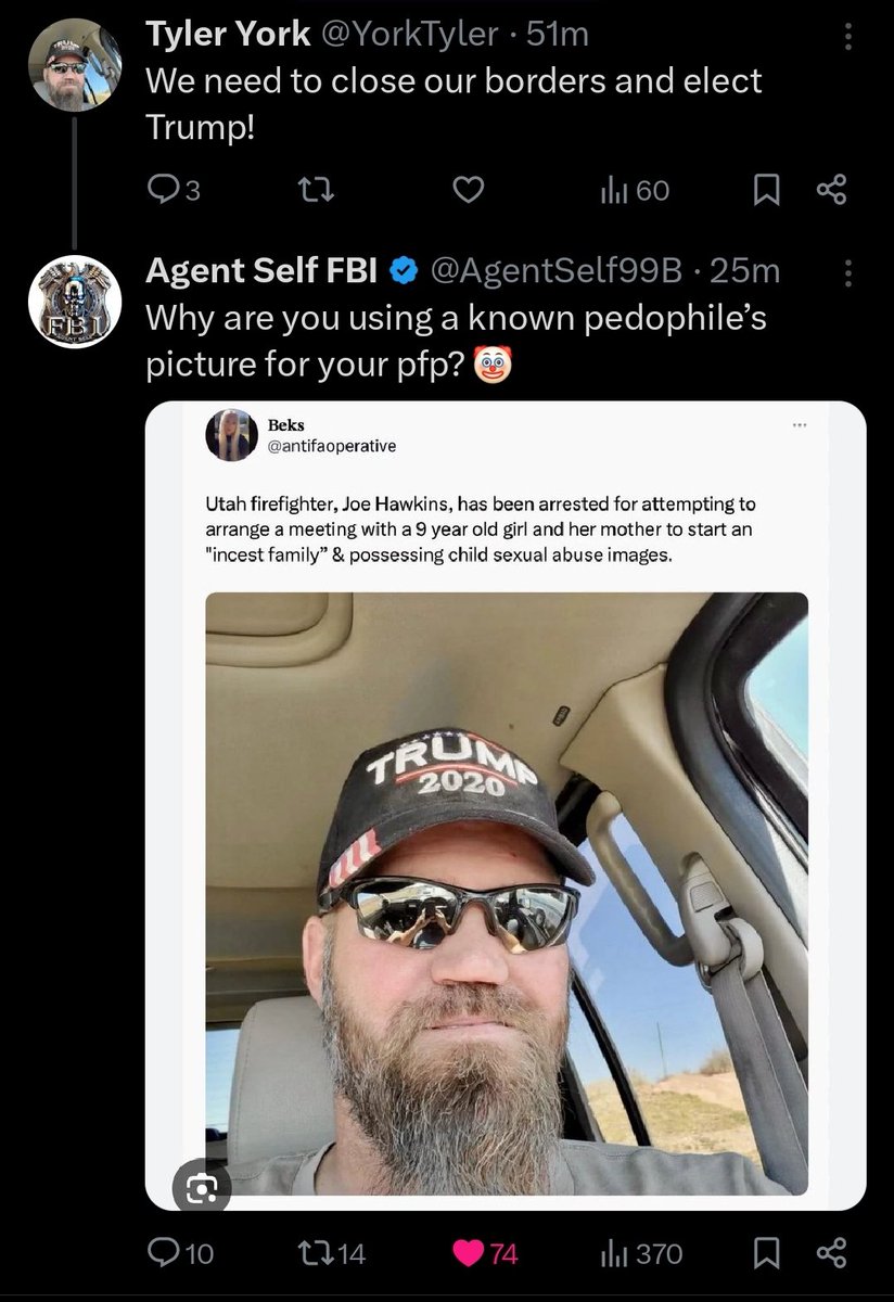 WhatMilton's tweet image. Favorite self-own of the week! 
@AgentSelf99B