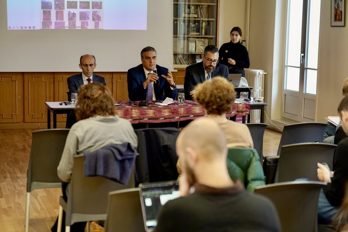 Press conference to #French #journalists in Paris &amp; meeting w/ Armenian community: ethnic cleansing in #Artsakh (Nagorno Karabakh) &amp; right of return to Homeland; withdrawal of 🇦🇿 forces from 🇦🇲 territories; accountability of Azerbaijani authorities. <a href="/kerkonian/">Karnig Kerkonian</a> <a href="/Artak_Beglaryan/">Artak Beglaryan | #StopArtsakhGenocide</a>