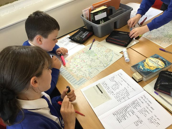 Rundell class had a busy afternoon combining Geography and History whilst finding out all about the Vikings who settled in our local area. They left their mark in place names and the children  identifyied  Viking place names using maps- even  Fishtoft has a Viking origin!