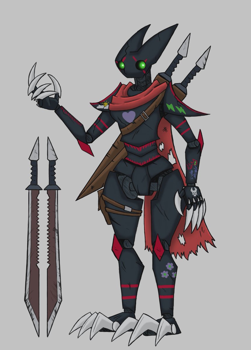 RoxyZilla's tweet photo. Talon 5 years after regaining her memory, then painting/customizing her body
#art #fantasy #robot https://t.co/OkYx1r6b1q