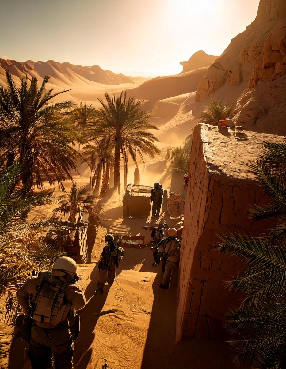 iBlazeNPlay's tweet photo. ๐จ Day 4 of Far Cry 2 on FPS Friday! ๐ฅ The UFLL has me raiding a desert oasis for a gold stash, but the APR is heavily guarding it. Letโs complete more missions and uncover the story as we go! ๐ฅ๐ฐ
๐: https://t.co/pULpGMGVuL
#FPSFriday #TwitchStreamers
#AIArt by #AdobeFirefly https://t.co/1Q7RvrS215