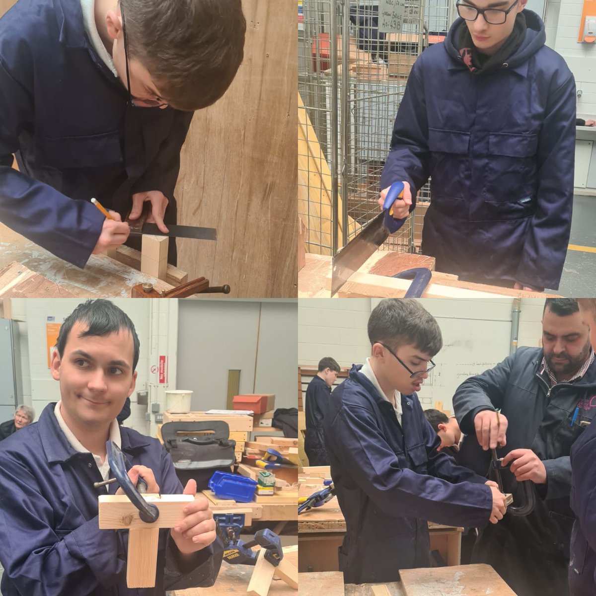 AlloaEASN's tweet image. Our college students are hard at work on their wooden building project, proudly using tools independently to create a wooden house. 🛠️🏠 #Workstart #SkilledHands @AlloaAcademy @AlloaTechy