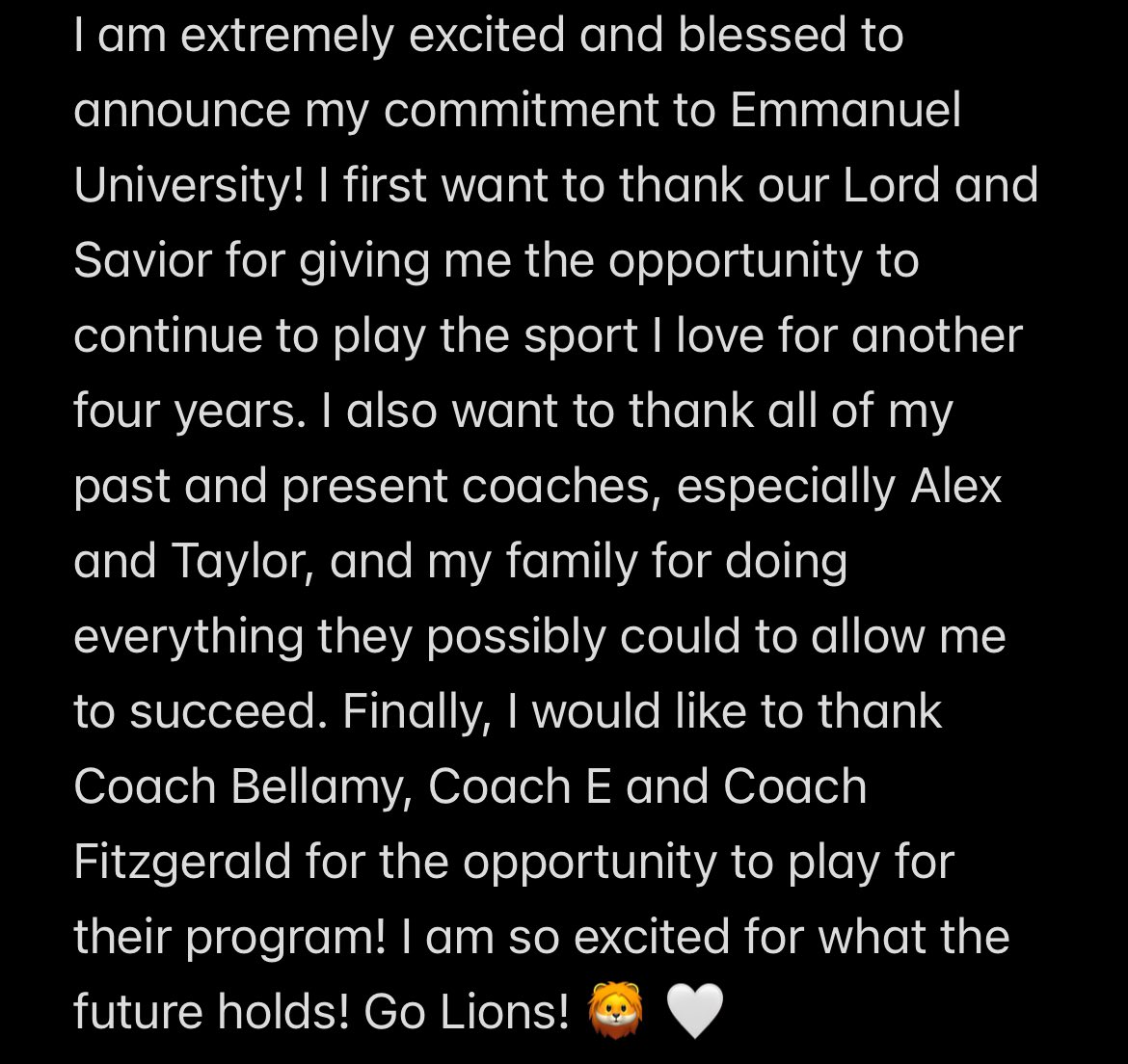 Autumn Matherly (@amatherly16) on Twitter photo So excited for the next four! Go Lions! 🦁 <a href="/eulionssoftball/">Emmanuel University Softball</a> <a href="/CoachBellamy4/">Kenneth Bellamy</a> <a href="/cdawnfitz11/">Fitzy</a> <a href="/ellysouther2/">Coach E</a> <a href="/THugo06/">Taylor Hugo</a> <a href="/16newt/">Alex Hugo</a> <a href="/CheeFastpitch/">Apalachee Fastpitch</a> <a href="/GAImpactCarver/">Georgia Impact - Carver 18U</a> So excited for the next four! Go Lions! 🦁 <a href="/eulionssoftball/">Emmanuel University Softball</a> <a href="/CoachBellamy4/">Kenneth Bellamy</a> <a href="/cdawnfitz11/">Fitzy</a> <a href="/ellysouther2/">Coach E</a> <a href="/THugo06/">Taylor Hugo</a> <a href="/16newt/">Alex Hugo</a> <a href="/CheeFastpitch/">Apalachee Fastpitch</a> <a href="/GAImpactCarver/">Georgia Impact - Carver 18U</a>