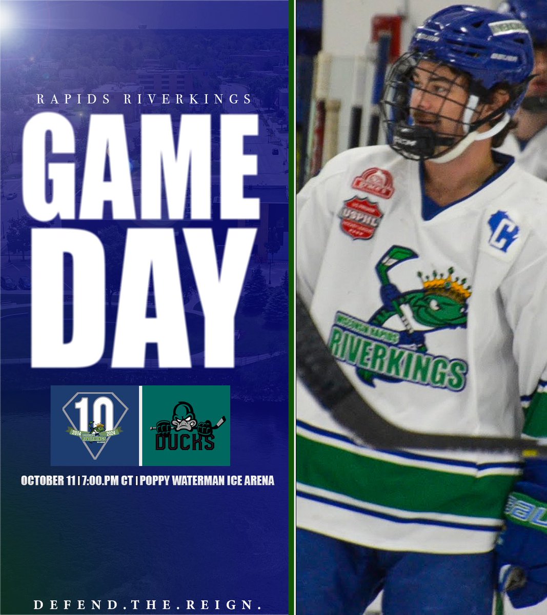 Bad day to be a Duck 

📺: Flohockey
⏱️: 7:00pm CT 
📍: Lake Delton, WI

#DefendTheReign