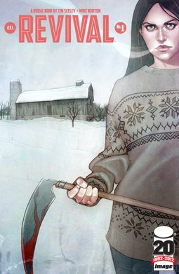 GeekPride1's tweet image. Our next Halloween read is the chilling graphic novel Revival, by Tim Seeley and Mike Norton.

It&apos;s a rural noir with a simple premise; what if, for one day in rural central Wisconsin, the dead came back to life. 

It is a delightfully twisted story filled with great characters.