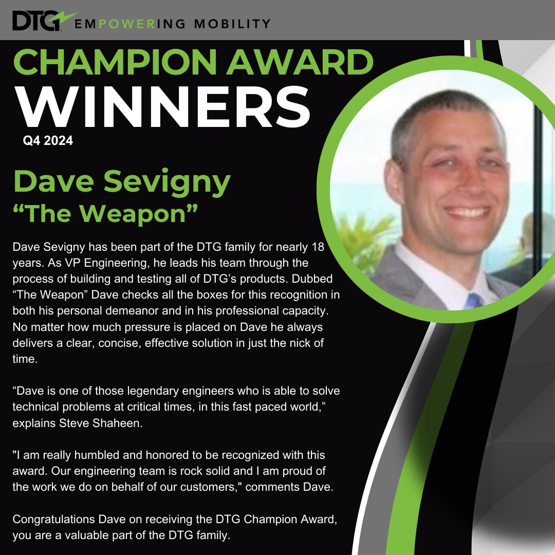 dtgpower's tweet photo. We are pleased to announce the winners of the new DTG Champion Awards for Q4! It is with great pleasure that we recognize Visal Soun and David Sevigny as the winners for their dedication and leadership! https://t.co/qTSLlyDHKv