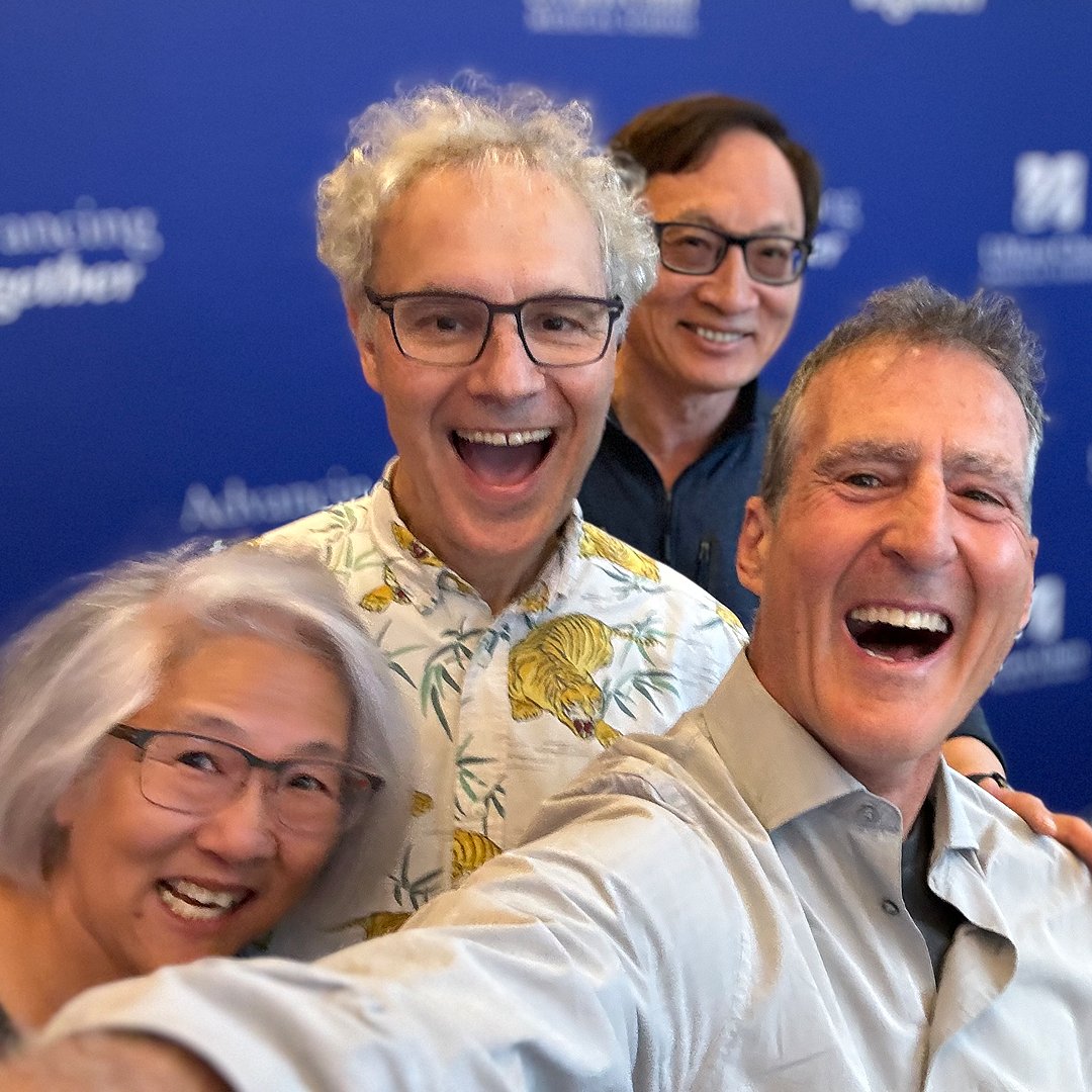 How can you not smile at this photo of one Nobel Laureate from <a href="/UMassChan/">UMass Chan Medical School</a>, Craig C. Mello, PhD, taking a selfie with another, Victor R. Ambros, PhD? Dr. Ambros was named the co-recipient of the 2024 Nobel Prize in Medicine or Physiology on Oct. 7. #NobelPrize <a href="/NobelPrize/">The Nobel Prize</a> <a href="/UMass/">University of Massachusetts</a>