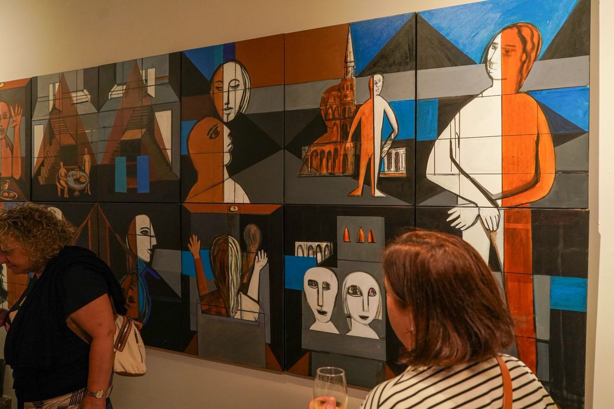 CulturaSantan's tweet photo. BĀLTA GALLERY ha inaugurado la exposición “De Orallo a Okuda: un diálogo intergeneracional”, que ha conseguido reunir a dos artistas santanderinos de primer nivel: Roberto Orallo y Oscar San Miguel, Okuda, Un singular diálogo entre dos generaciones y dos estilos. https://t.co/KNod4QOeEX