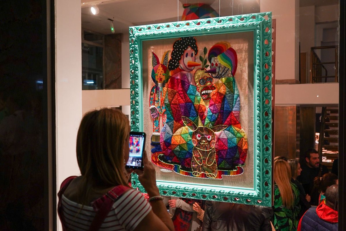 CulturaSantan's tweet photo. BĀLTA GALLERY ha inaugurado la exposición “De Orallo a Okuda: un diálogo intergeneracional”, que ha conseguido reunir a dos artistas santanderinos de primer nivel: Roberto Orallo y Oscar San Miguel, Okuda, Un singular diálogo entre dos generaciones y dos estilos. https://t.co/KNod4QOeEX