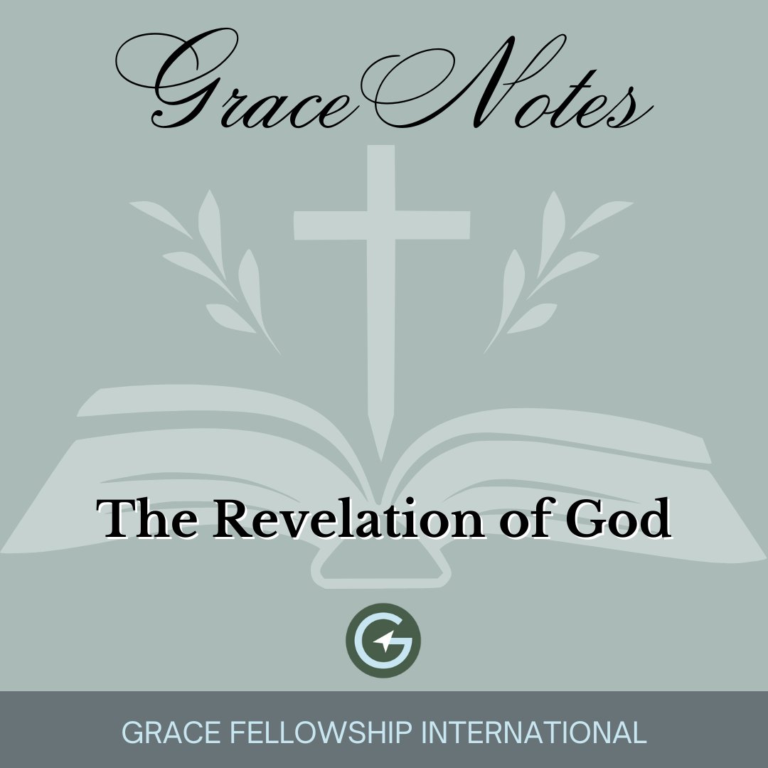 "Revelation is that act of God whereby He causes people to know that which in no other way could be made known."

God has revealed Himself through creation, your conscience, in the Holy Bible, and in Jesus Christ.

... interested in reading more?
conta.cc/4dDV3G5