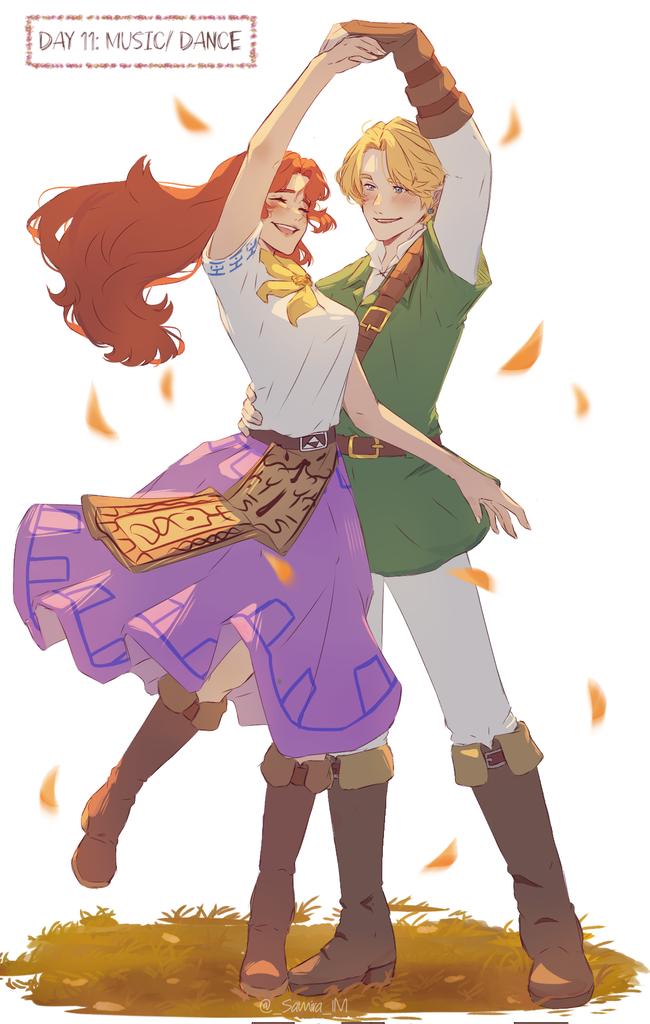 Samiraim_'s tweet photo. Day 11: Music/ Dance💕🎶
#linktober2024 #linktober #thelegendofzelda #oot https://t.co/Fnn76ie0xO