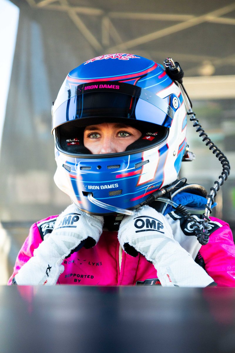 A new Qualifying driver for the final <a href="/IMSA/">IMSA</a> round of 2025… Rahel is up. 

ironlynxlinks.com/m/Iron-Dames

#WEC #MotulPetitLeMans