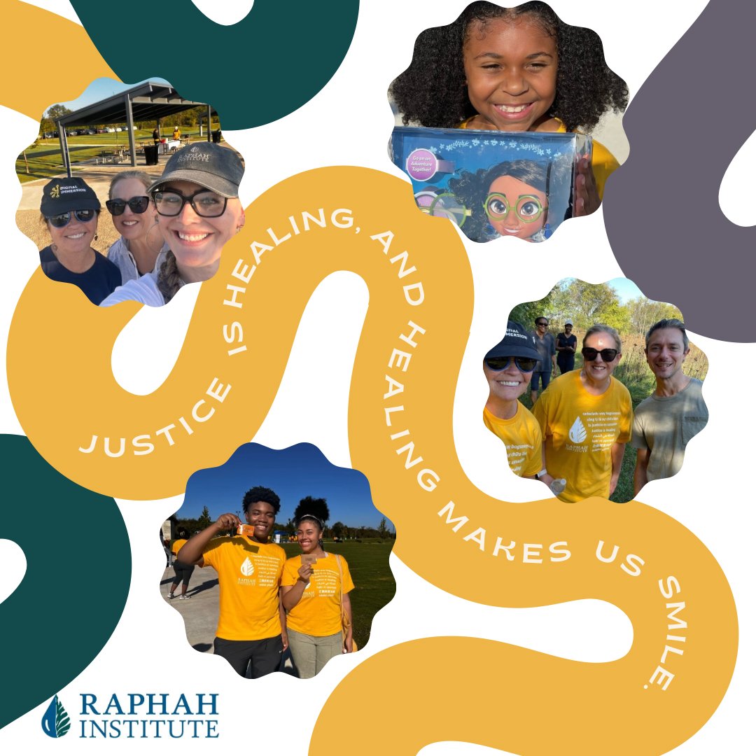 RaphahInstitute's tweet photo. We had an amazing time at the Hike for Healing, celebrating community and the power of justice and healing! It’s not too late to contribute or partner with us. Visit our website or email Ashlee@raphah.org to support our mission. 💛 #HikeForHealing #WeHealTogether https://t.co/lhSd8ZIYpE