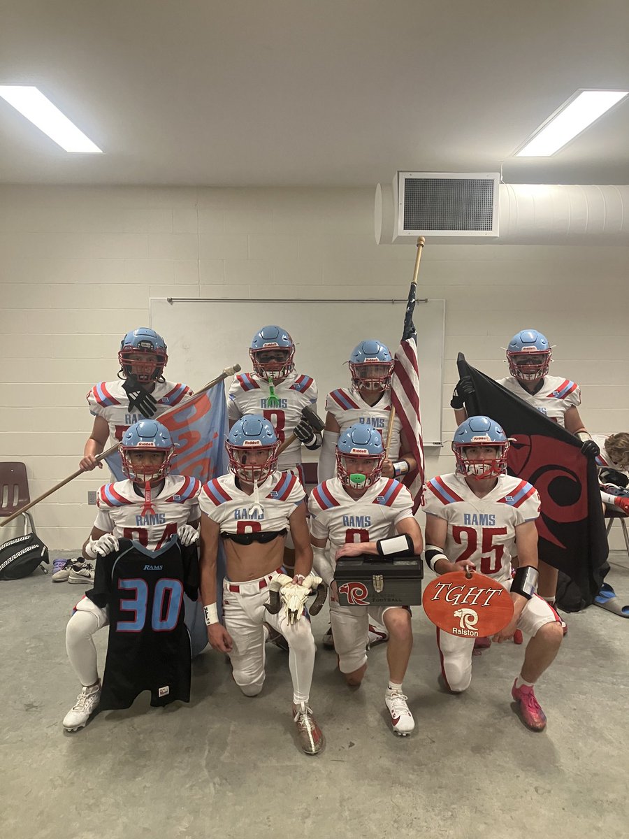 Ralston FB Spotlight:
Reppin The Weekly Awards from the Crete W-
Vazzano #30- M. Souvannakhat, Blue Frosh Flag: T. Chamberlain, Ram Skull- B. Vandervort, Hammer- C. Phan, Toolbox- B. Sargent, US Flag-C. Stix, Turnover Chain- C. Brown, Black Line Flag-B. Thompson
#LeadTheHerd