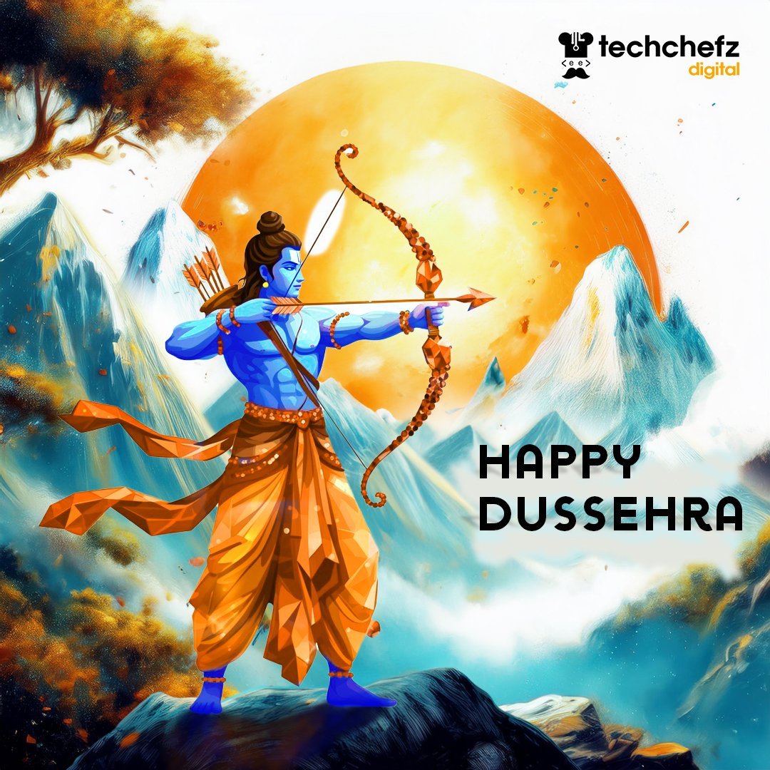 tcz_digital's tweet photo. Dussehra reminds us that every end is a new beginning. As we bid farewell to negativity and welcome positivity, let’s harness this spirit in our work. Here’s to new challenges, opportunities, and victories ahead. Happy Dussehra to all! 🌟 #Dussehra #NewBeginnings #PositiveVibes https://t.co/jb4BgXYNcZ