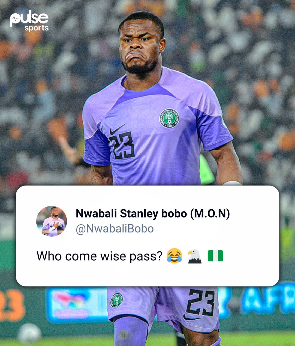 PulseSportsNG's tweet photo. Stanley Nwabali to Libya goalkeeper π€£
#AFCONQ2025 #NGALIB https://t.co/zrPn7c5e7C