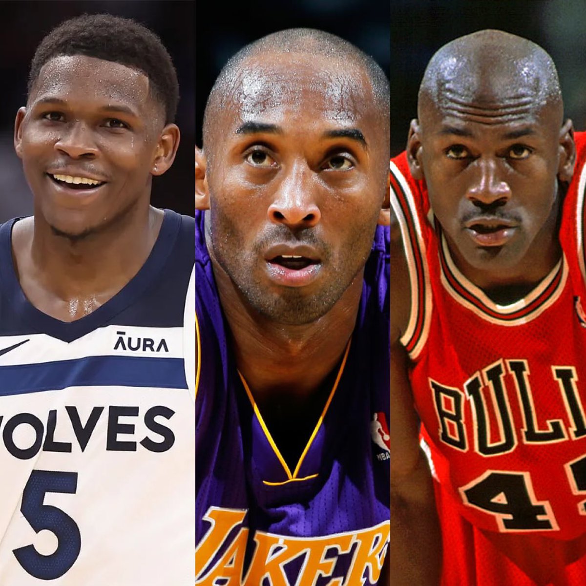 LegionHoops's tweet image. Anthony Edwards says he doesn’t agree with Kobe and Michael Jordan’s leadership styles:

“You got to talk to players differently. Certain players can take it. I talk to some of my teammates like, ‘Hey, get your sh** together.’ But some players, you got to go talk to them on the…