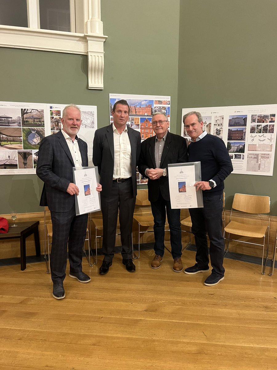 Winners 🥇2024 Irish Georgian Society architectural Conservation award

Thanks to Livia and her great team of judges Simon, Kevin ,Karen 
,Frank and Andrew