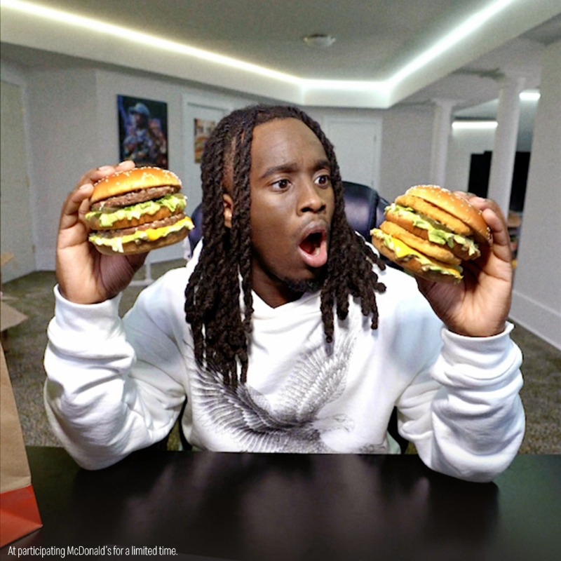 McDonalds's tweet photo. which one is a Big Mac and why is the answer both of them