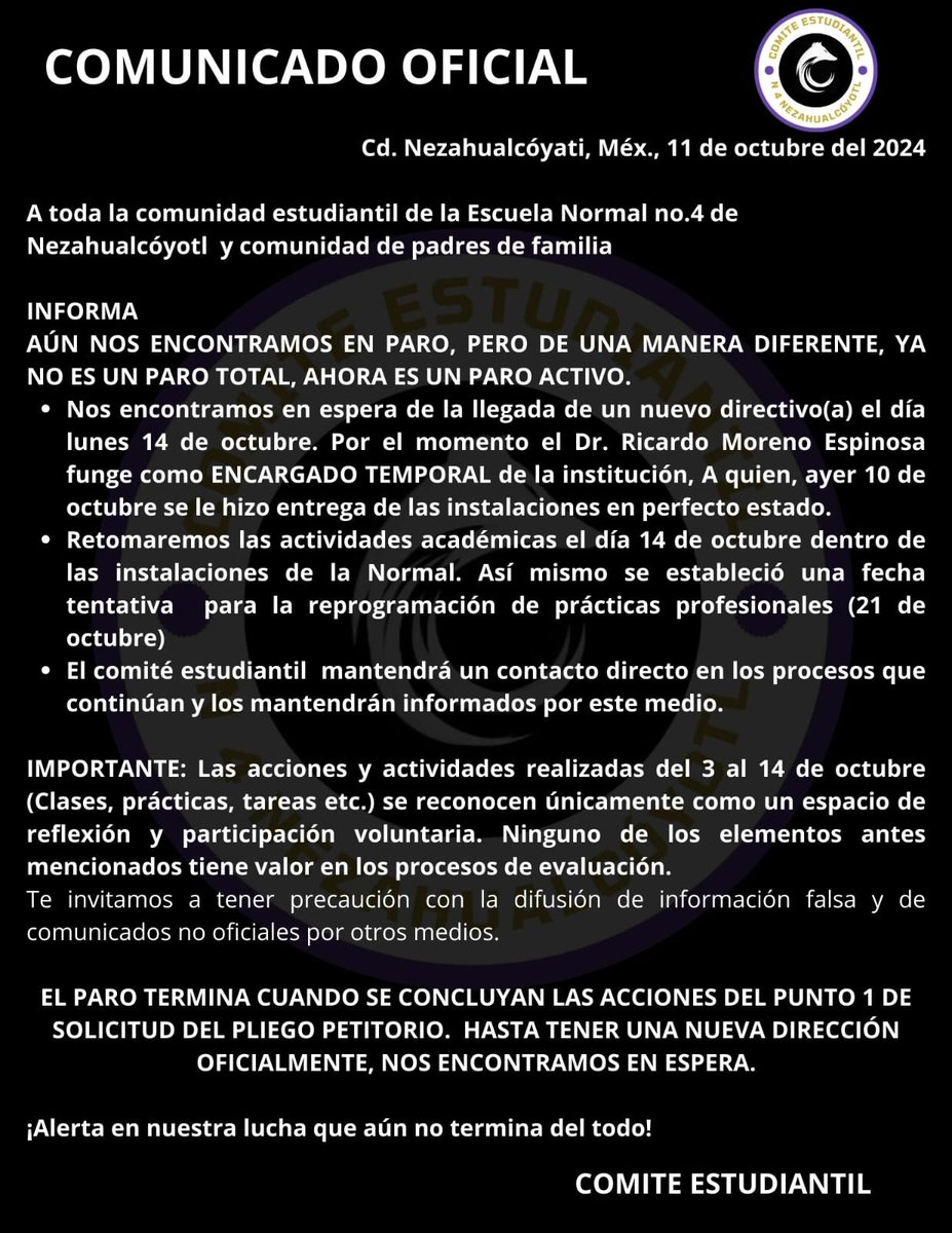 normalista13445's tweet photo. ‼️‼️COMUNICADO‼️‼️
#unpdfnoeseducacion https://t.co/qWj53RMFEU