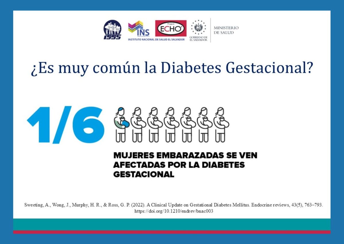 Si está embarazada esto le interesa: 
La diabetes gestacional es una enfermedad que se produce a consecuencia de cambios hormonales propios del embarazo y afecta a una de cada seis mujeres en el mundo.
Puede prevenirse mediante una dieta saludable antes y durante el embarazo.🍎🧘