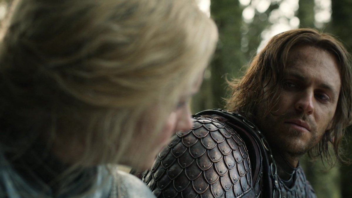 when Sauron said "fighting at your side, I felt... if I could just hold on to that feeling, keep it with me always, bind it to my very being, then I” and Galadriel replied "I felt it too"

#saurondriel #haladriel