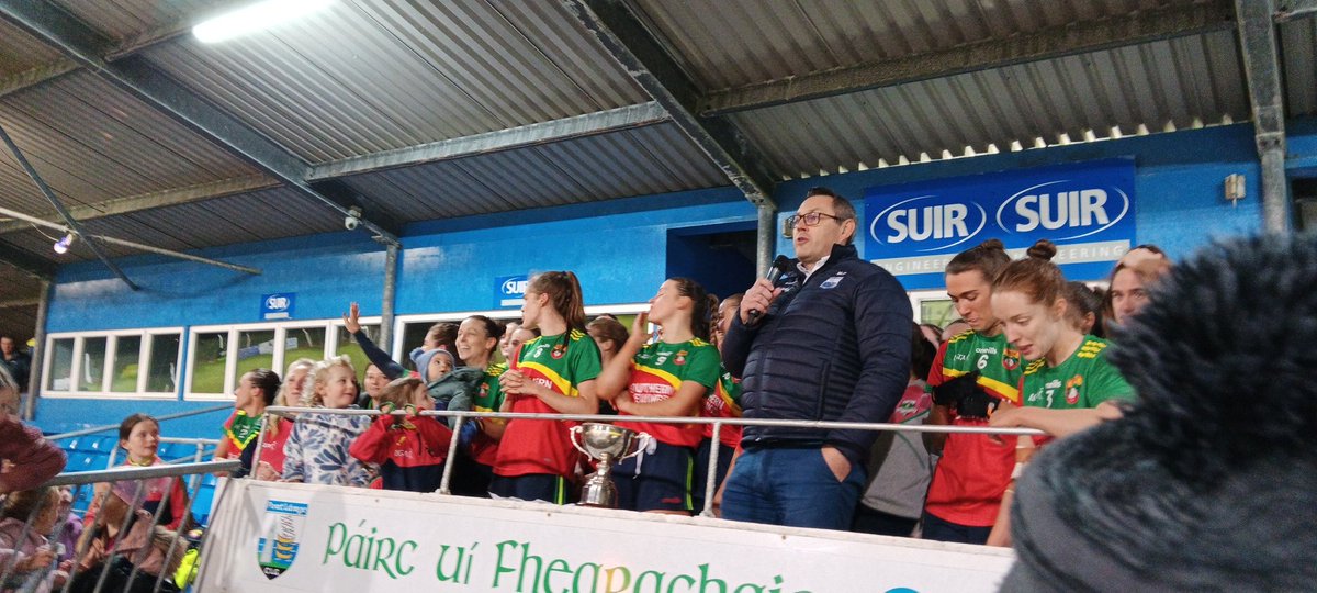 History created here in Fraher Field, a first <a href="/WaterfordLGFA/">Waterford LGFA</a> Co. Senior title for <a href="/RangersComeragh/">Comeragh Rangers</a>