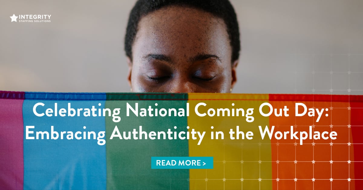 jobsearchninja's tweet image. Celebrate #NationalComingOutDay! 🌈 At Integrity Staffing, we champion inclusivity. Explore our blog on diverse, supportive workplaces: hubs.li/Q02SclS50

#InclusionAtWork #BeYourself #DEI #LGBTQSupport
