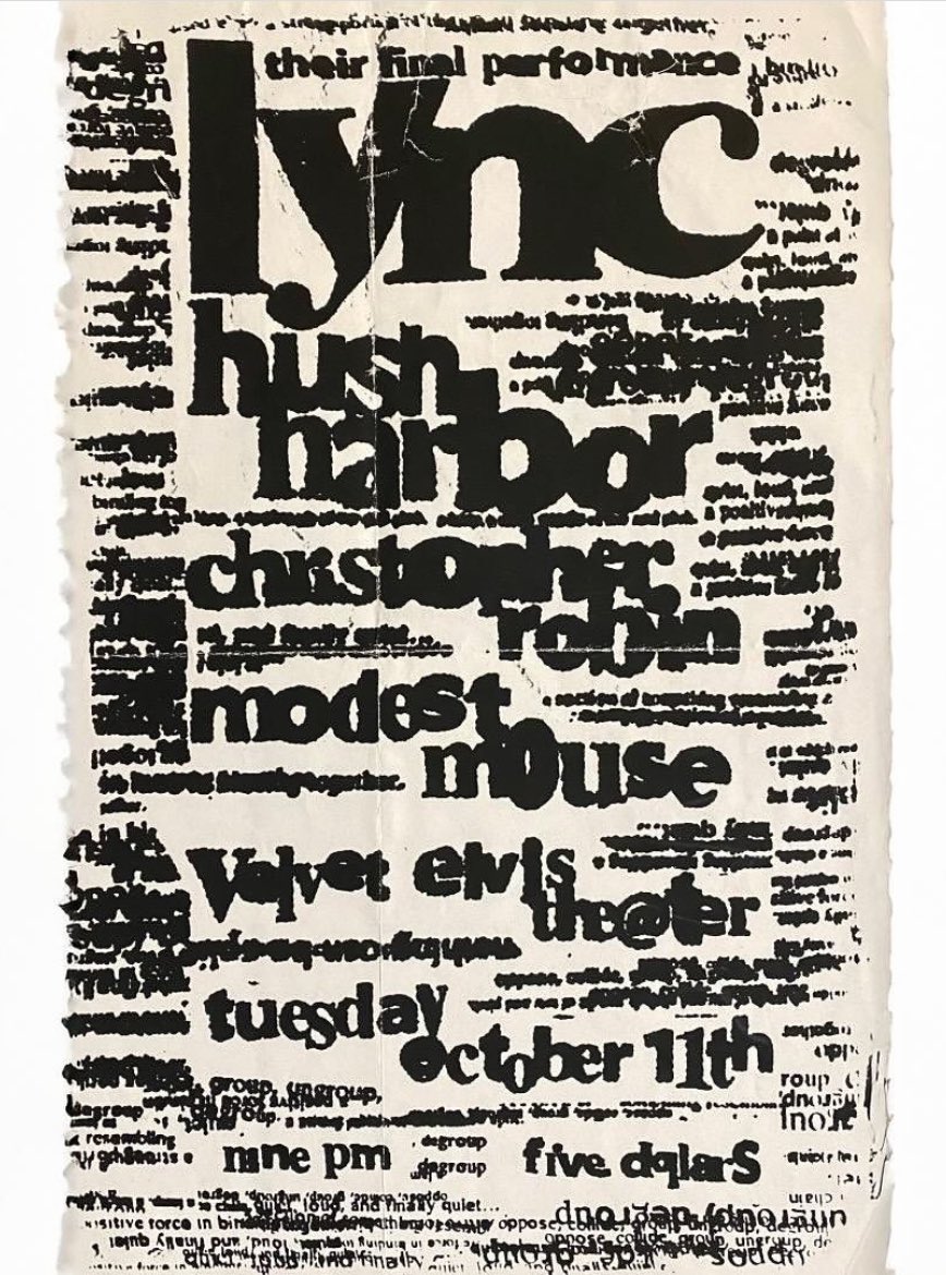 Today marks the 30th anniversary of our last show. 

To celebrate, we’re offering free digital versions of our album and singles compilation on Bandcamp. Offer valid until 10:00 AM PST on Saturday, October 12th. Link below. 

lync1994.bandcamp.com/music

#samjayneforever