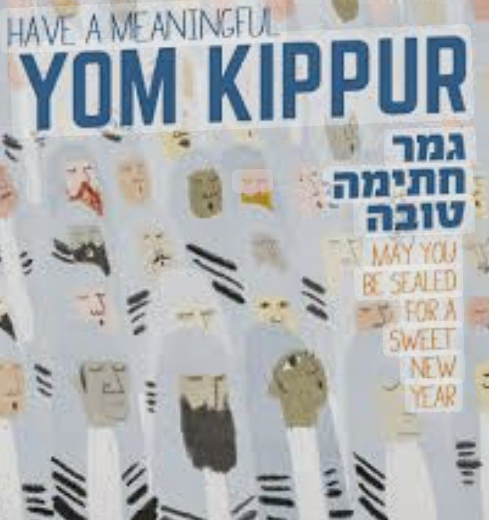 Wishing all a meaningful &amp; reflective Yom Kippur. May we all be inscribed in the Book of Life. G'mar chatima tovah.