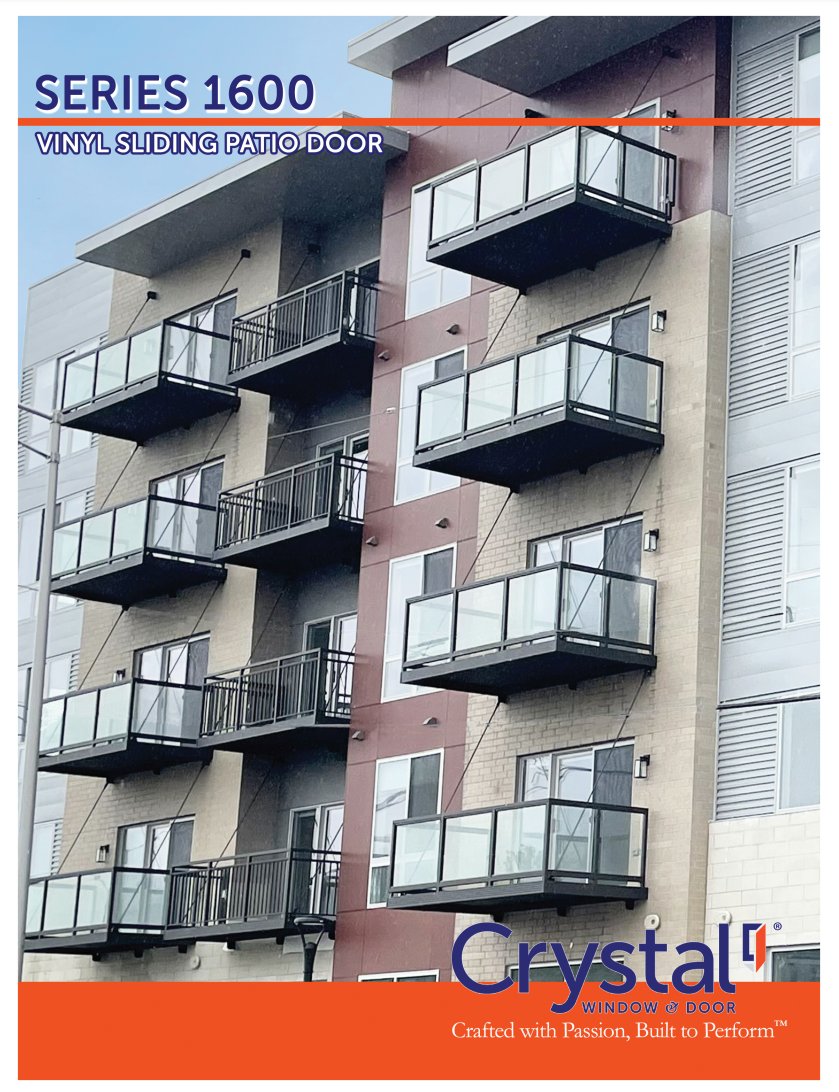 DoorCrystal's tweet image. The Crystal® Series 1600 features a high performance frame structure featuring innovative insulating air barrier technology that reduces thermal transference from exterior of window frame to interiors, and “intercept” warm edge glass spacer technology.

#CrystalWindows