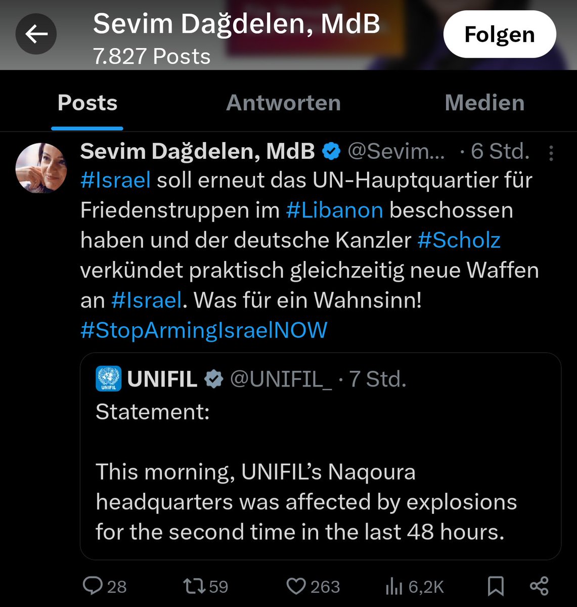 YouMi90's tweet photo. https://t.co/arH54zonRq
Hier frisch zu sehen Populismus von Sevim D.
Ihre eigene (!) Anfrage unterschlägt sie.
Wie tief wollen Sie noch sinken ? 🤦
@WagenWatch
https://t.co/cbjsXQA4eH
#bsw #sevim #israel #waffen https://t.co/jdDtBHIXSY