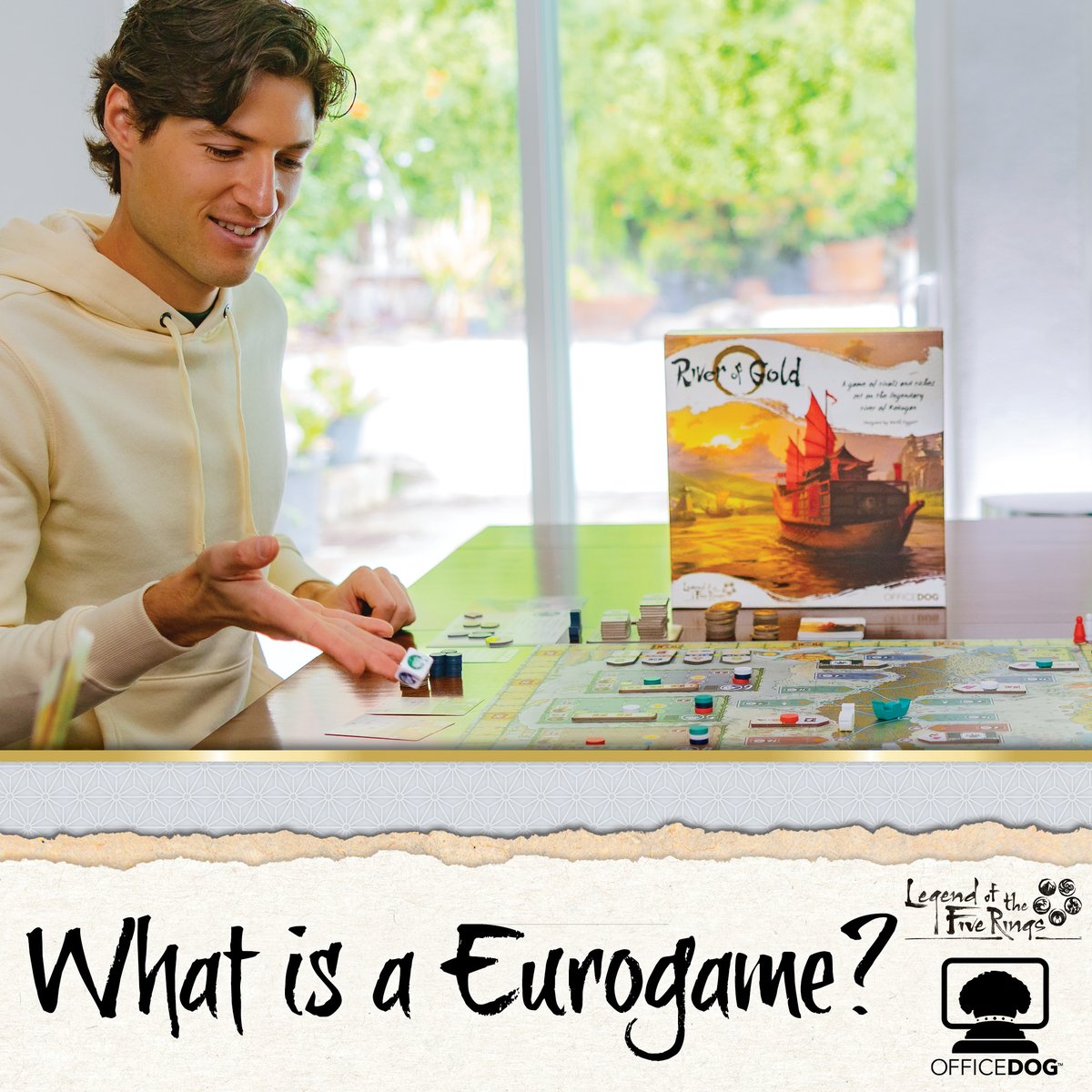 "Eurogames" feature strategy-forward designs with multiple ways to score points, which can be compared to American-style games which lean more into luck and politics.

Tell us some euros you've played that you love! 🧡